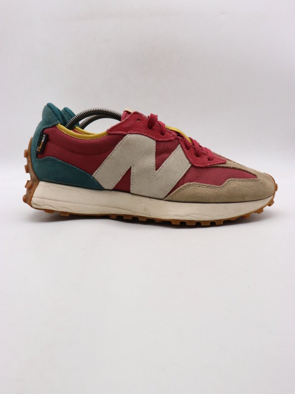 New Balance 327 Shoes Men's 11.5 D Bordeaux Teal Cordura Suede Retro MS327WT1
